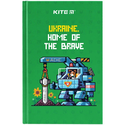 Блокнот А6/80 "Kite" /K24-199-4/ тв. обкл., #, UA-4 (1/10)
