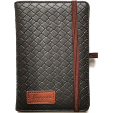Блокнот на гумці "Bourgeois" А6/120 шкірзам Тв.обкл. /N9725/ вн.бл.70г, # (1/60)