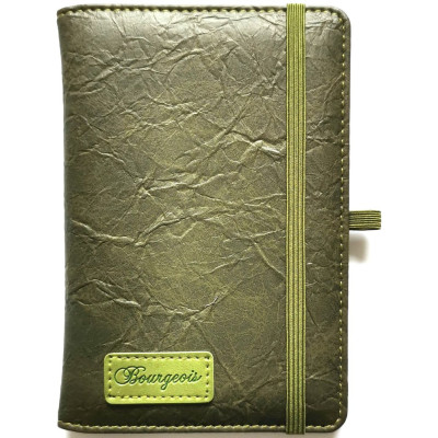 Блокнот на гумці "Bourgeois" А6/120 шкірзам Тв.обкл. /N9729/ вн.бл.70г, # (1/60)
