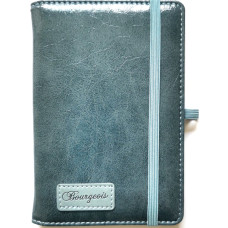 Блокнот на гумці "Bourgeois" А6/120 шкірзам Тв.обкл. /N9730/ вн.бл.70г, # (1/60)