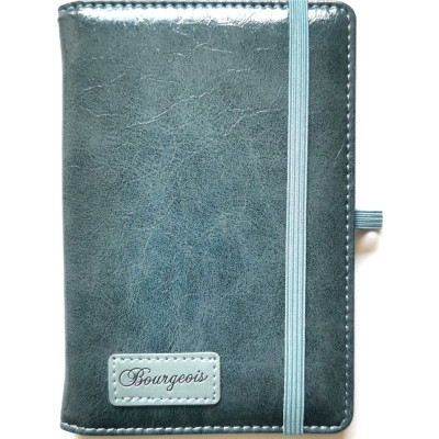 Блокнот на гумці "Bourgeois" А6/120 шкірзам Тв.обкл. /N9730/ вн.бл.70г, # (1/60)