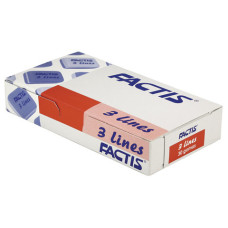 Гумка "FACTIS" /3LINES/ прямокутна (30/750)