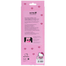 Нашивка "Kite /HK25-3012-2/ на липучці, 3 шт., 3012-2 Hello Kitty (1/30)