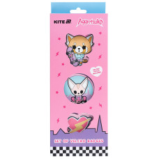 Нашивка "Kite /AR25-3012/ на липучці, 3 шт., 3012 Aggretsuko (1/30)