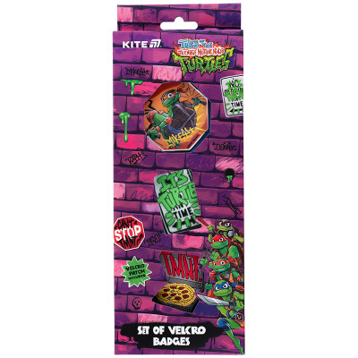 Нашивка "Kite /NT25-3012/ на липучці, 3 шт., 3012 TMNT Tales of the TMNT (1/30)