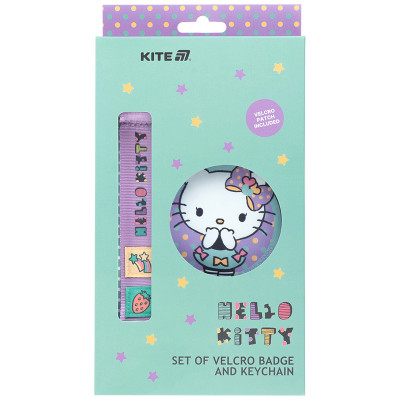 Набір нашивка та підвіска "Kite" /HK25-3010-1/ 2 шт., 3010-1 Hello Kitty (1/30)