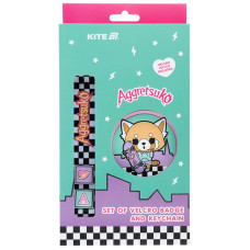 Набір нашивка та підвіска "Kite" /AR25-3010-1/ 2 шт., 3010-1 Aggretsuko (1/30)