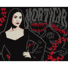 Алмазна мозаїка "SANTI" /955114/ "Wednesday. Mysterious Morticia", 40*50 см