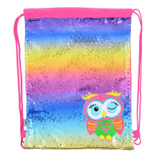 Сумка-мішок "Yes" /555513/ DB-11 Owl, 45*35  (1/48)