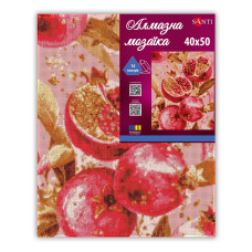 Алмазна мозаїка "SANTI" /956059/ "Золотий гранат", 40*50см
