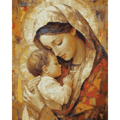 Алмазна мозаїка "SANTI" /956068/ "Марія з дитиною", 40*50см