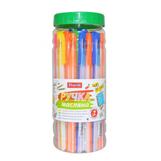 Ручка масляна "1 Вересня" 411587 "Candy" синя (30/600)