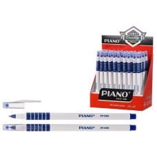 Ручка масляна "PIANO" /РT-1259/  "Quality" 0,7мм синя (50)