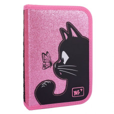 Пенал твердий "YES" /533649/ 1 відділ. без клапана HP-02 Cat Dreamer 13*21*3см (1/48)