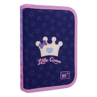 Пенал твердий "YES" /533660/ 1 відділ. з клапаном HP-03 Little Queen 13*21*3см (1/48)