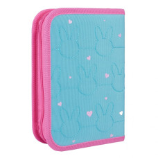 Пенал твердий "YES" /533625/ 1 відділ. з двома клапанами HP-04 Funny Bunny 13*21*4см (1/48)