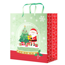 Пакет подарунковий Новорічний "Art studio of Happines" 18х18х10см /GB20279-20282/ (12/240)