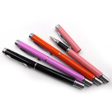 Ручка капілярна "Baixin" /RP934/ синя (1,2,3,4), молочні кол.+ чорн. (12)