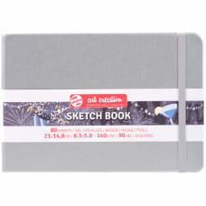 Скетчбук "Royal Talens Art Creation" А5/80арк. /975/ 140г/м2, Shiny Silver (1/60)
