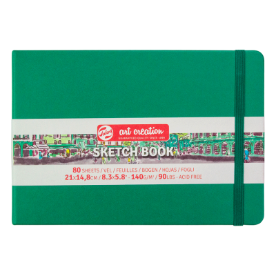 Скетчбук "Royal Talens Art Creation" А5/80арк. /128/ 140г/м2, Forest Green (1/60)