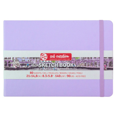 Скетчбук "Royal Talens Art Creation" А5/80арк. /029/ 140г/м2, Pastel Violet (1/60)