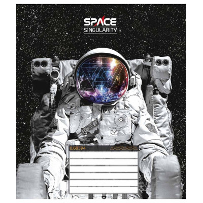 Зошит уч. "Star" 12арк.== /3384L/ "Space singularity" ВД-лак (хлопчик) (30/360)