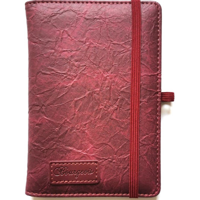 Блокнот на гумці "Bourgeois" А6/160 шкірзам Тв.обкл. /N9742/ вн.бл.70г, # (1/60)