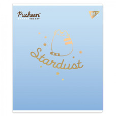 Зошит уч. "YES" 12арк.== /767508/ "Goldstar Pusheen" Софт тач, фольга золото (10/250)
