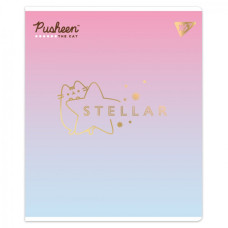 Зошит уч. "YES" 18арк.== /767530/ "Goldstar Pusheen" Софт тач, фольга золото (10/200)