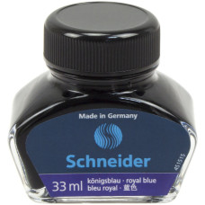 Чорнило "SCHNEIDER" /S6913/ синє, 33мл в скляній банці, для перових ручок (1/9)