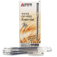 Ручка гелева "AODEMEI" /9950bk/ "Exam gel" 0,5мм, чорна (12/144)