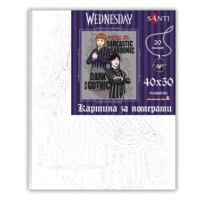 Картина за номерами "SANTI" /954491/ "Wednesday and Divina sworn friends", 40*50см