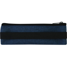 Пенал "MAXI" /85502/ на блискавці із гумкою-фіксатором для блокноту, темно-синій (1/20)