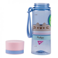 Пляшка для води "YES" /708319/ "Pusheen" 400 мл, блакитна (1/25)