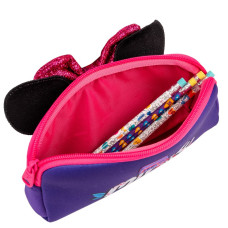 Пенал м'який "YES" /533006/ TO-01  "Minnie Mouse", фіолетовий (1/100)