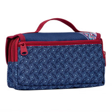 Пенал м'який "YES" /533009/ PH-2-2  "Catalina Estrada.Pattern", синій/фіолетовий (1/100)
