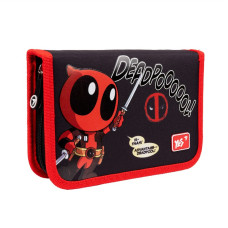 Пенал твердий "YES" /533150/ 1 відділ. 2 відв. HP-04 Marvel Deadpool (1/48)