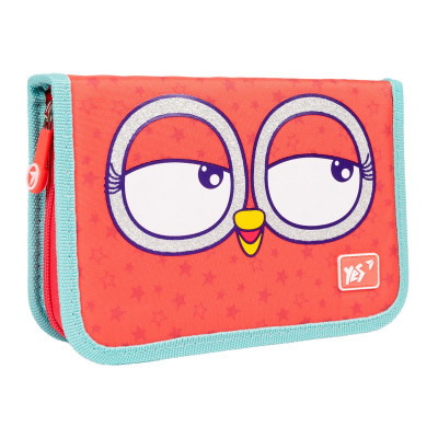 Пенал твердий "YES" /533346/ 1 відділ. 2 відв. HP-04 Owls (1/48)