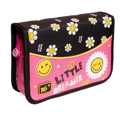 Пенал твердий "YES" /533348/ 1 відділ. 2 відв. HP-04 Smiley World (1/0)