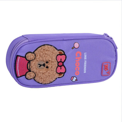 Пенал м'який "YES" /533703/ PH-30 Line Friends Pretty 22*9*5см (1/32/96)