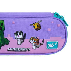 Пенал м'який "YES" /533704/ PH-30 Minecraft Pinky 22*9*5см (1/32/96)